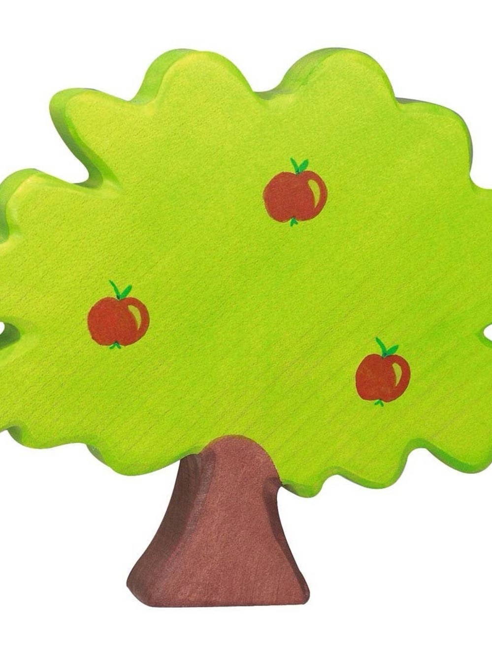 Wooden Apple Tree Playset Figure - Green